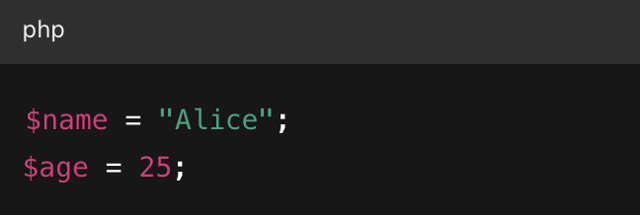 code snippet of an arrow function